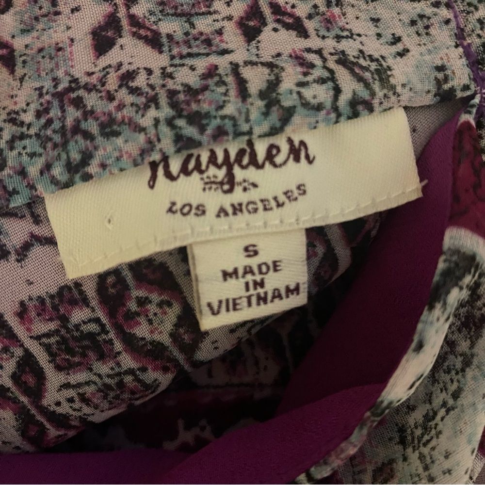 Hayden Bohemian Print Spaghetti Strap Dress EUC S - Picture 3 of 3